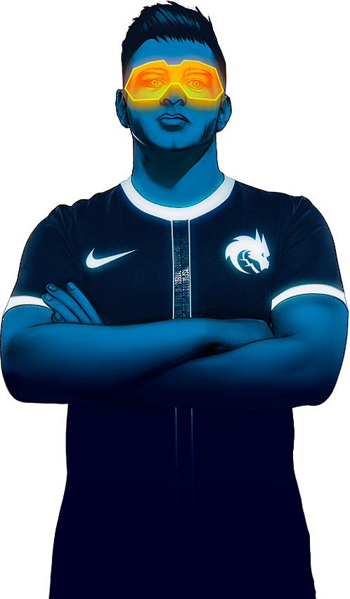 Про игрок Degster скрестил руки